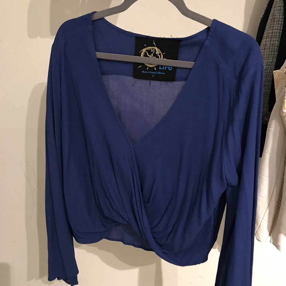 Blue life Hayley bell sleeve top